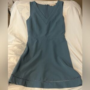 LOFT Blue Sleeveless Mini Dress